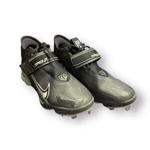 Nike Force‎ Zoom Trout 8 Elite Baseball Cleats CZ5913-010 Black Grey Men Size 8